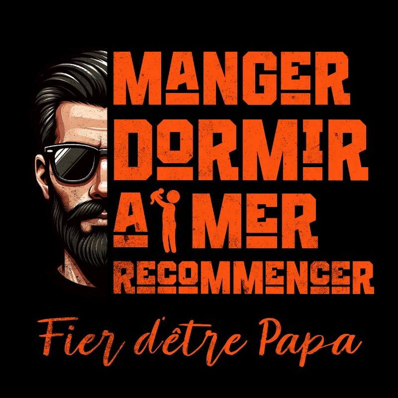 Stolzer Papa: Iss, schlaf, Liebe, Vatergeschenk, Geschenk