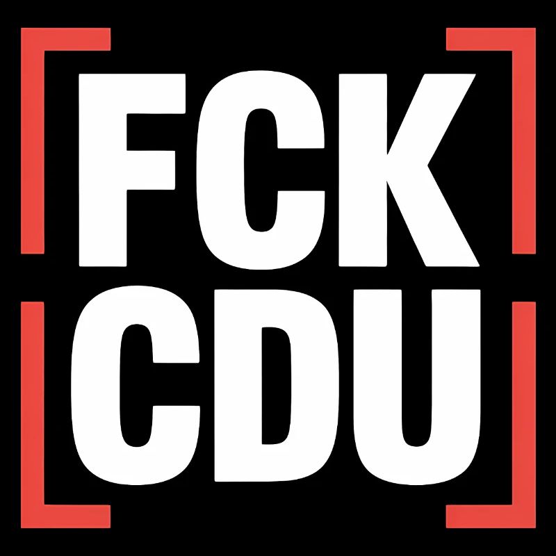 FCK CDU  - Anti CDU/CSU Logo