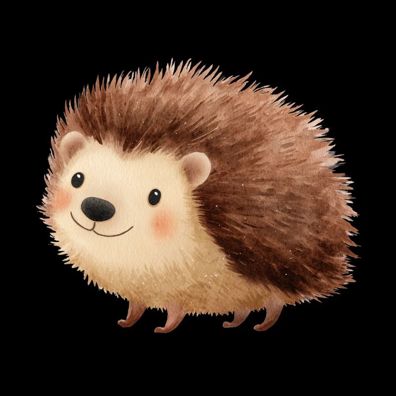 Cute Hedgehog – Childish and Charming Drawing