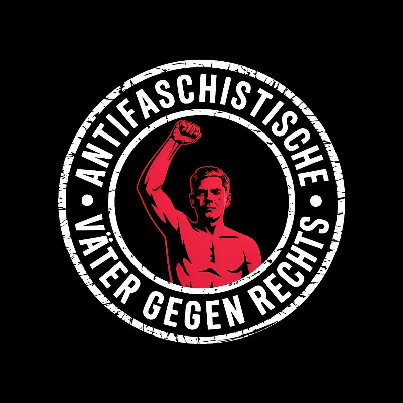 Anti-Fascist Fathers Against the Right - Pride Logo