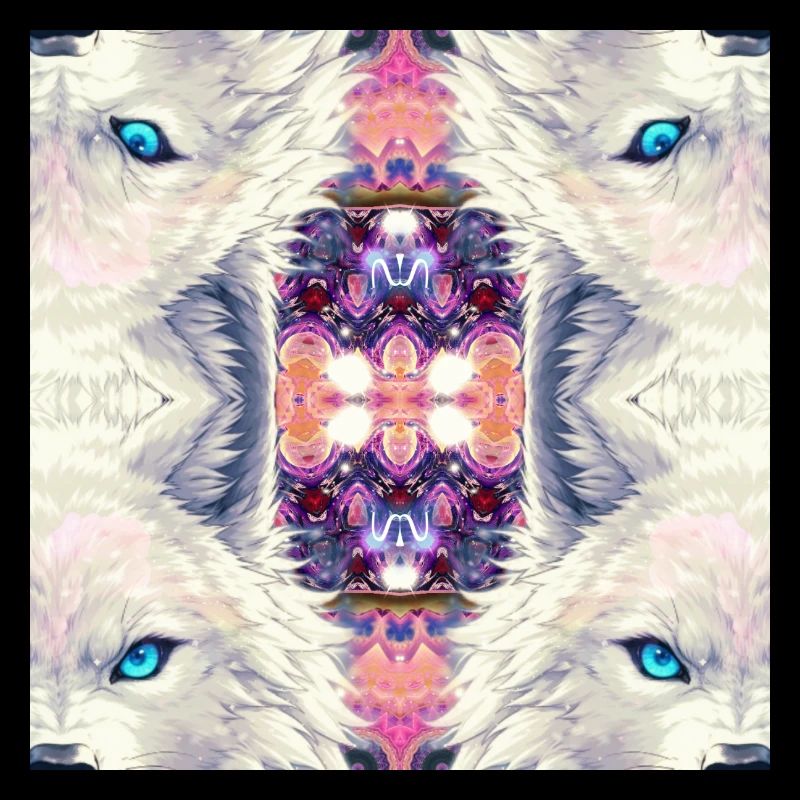 Polarwölfe Kaleidoskop