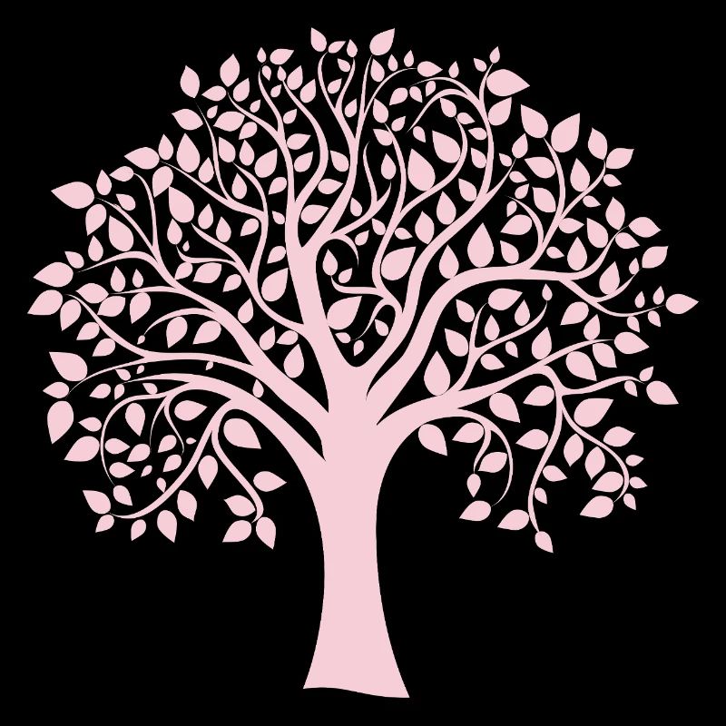 Icon Pink Jumbo Tree Print Silhouette