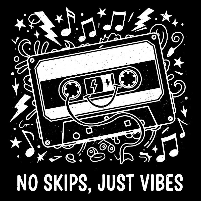 No Skips Just Vibes Cassette