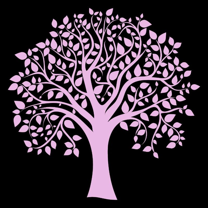 Icon Lila-Jumbo-Baum-Print-Silhouette