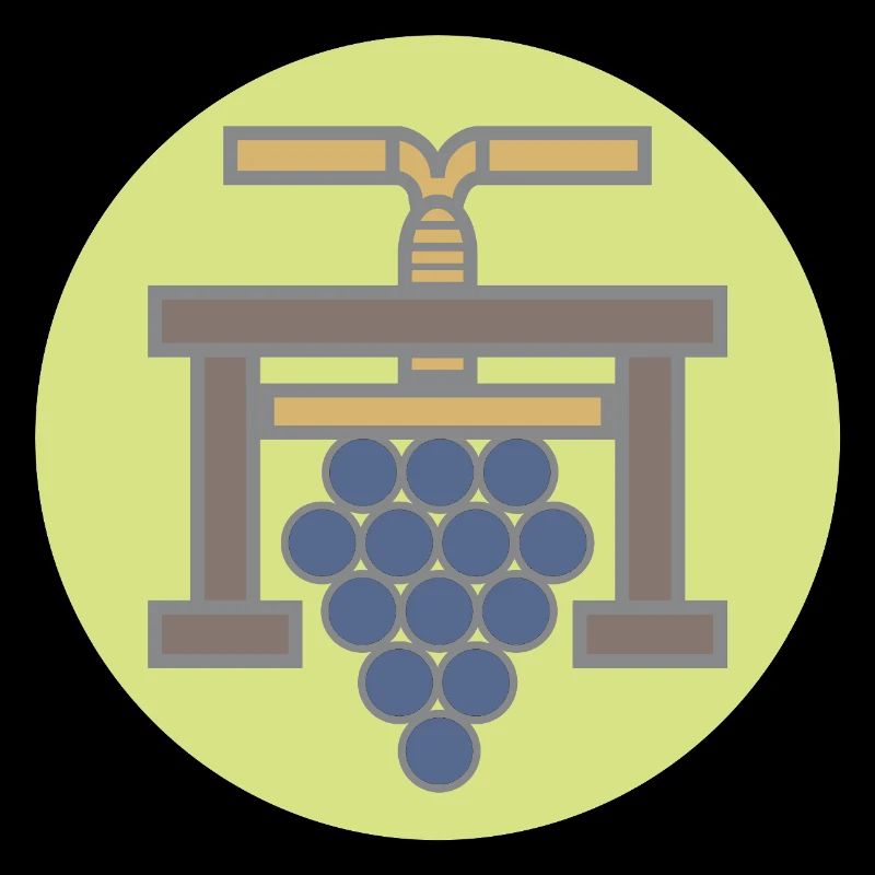 20506_Winzer, Vigneron Grapepresse Millésime