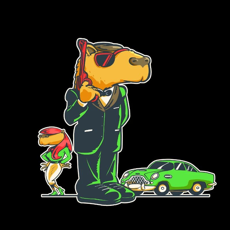 Capybara-Secret Agent