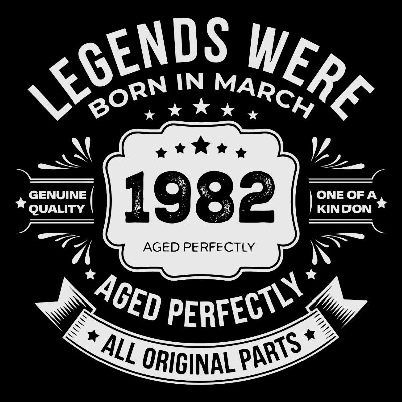 Mars 1982 anniversaire 1982 légendes Mars