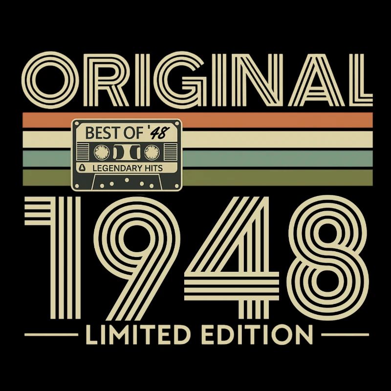 Original 1948 Retro Cassette Tee