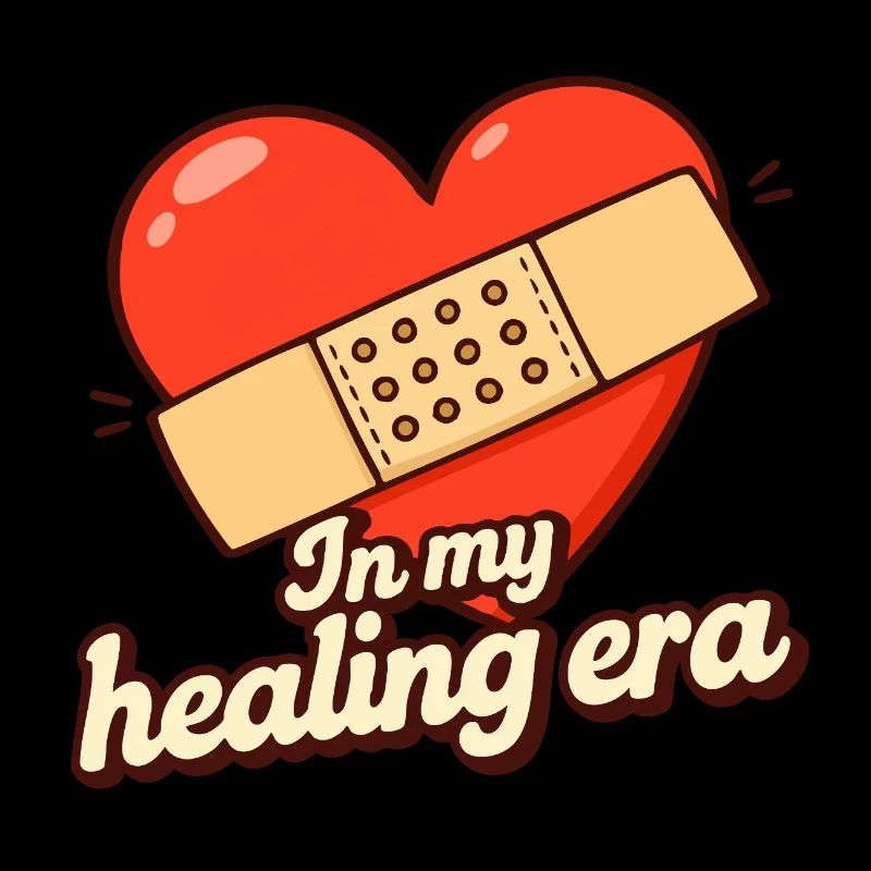 In My Healing Era – Positiver Herz Spruch