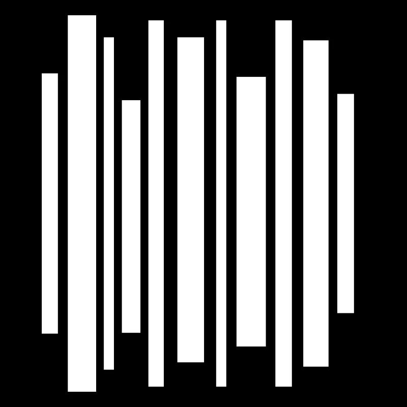 Minimal Stripes Barcode-Mosaik