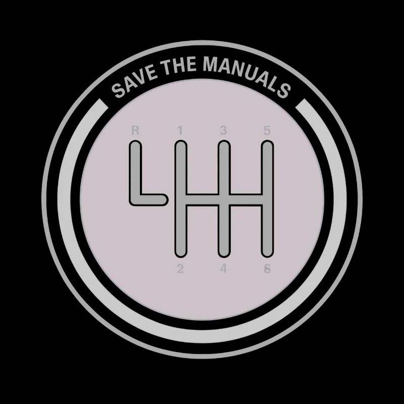 Manualschaltung Emblem Save the Manuals