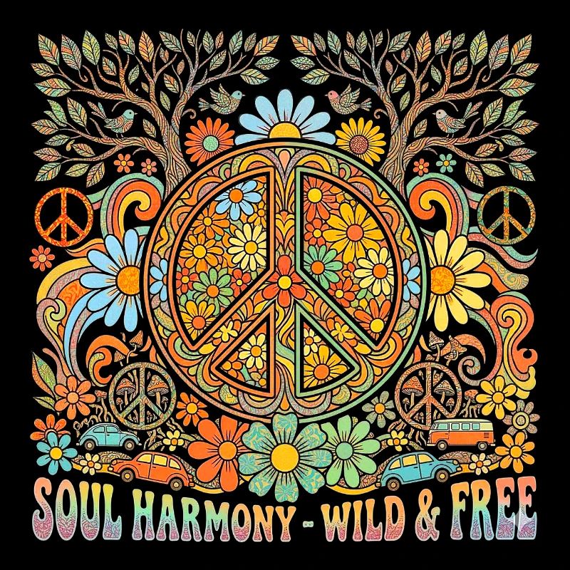 Peace Love Harmony 60s