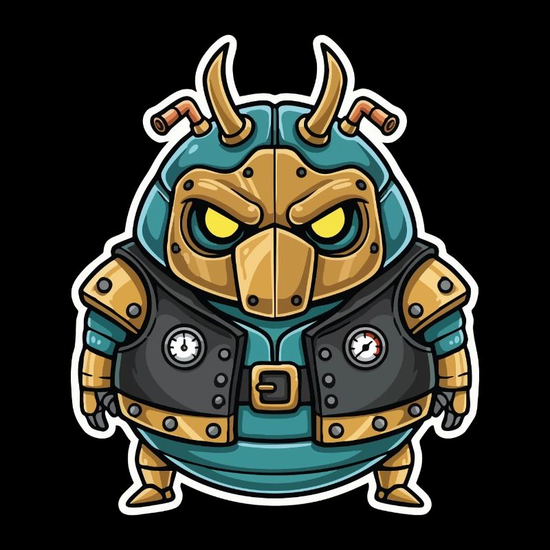 Scarab Foreman Steampunk Jacket & Pressure Gauge