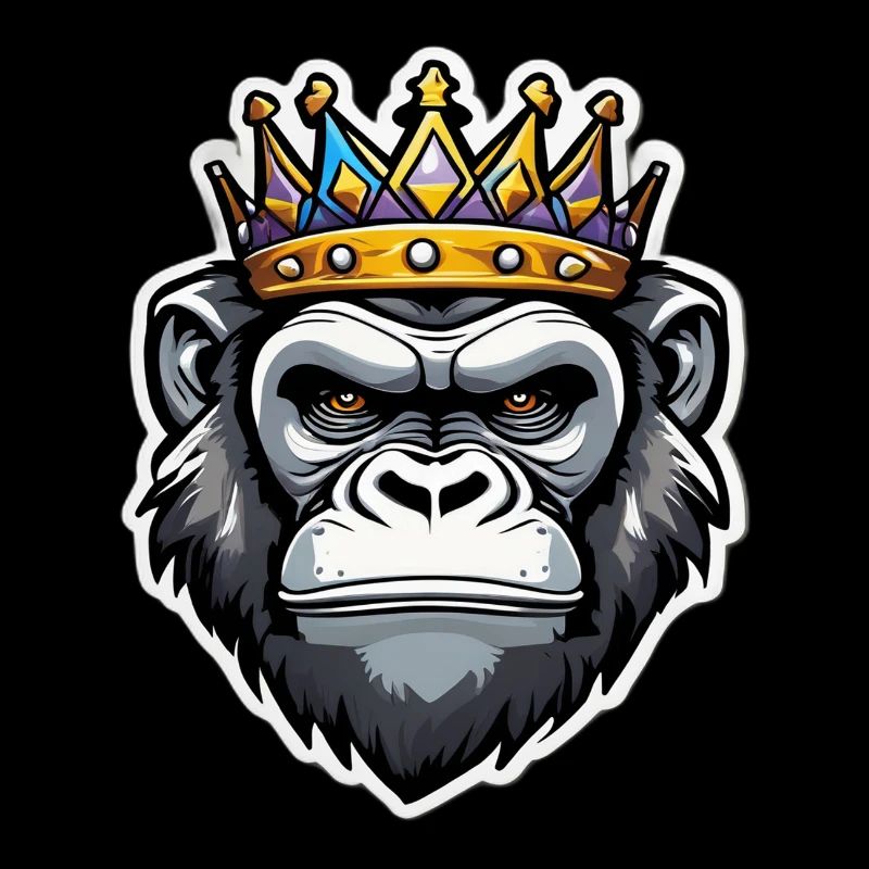 Kaiserlicher gekrönter Gorilla