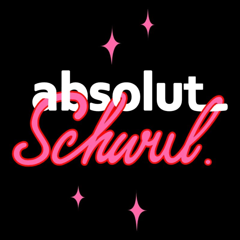 absolut schwul - pride shirt