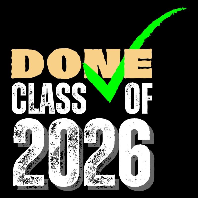 Done Class of 2026 Senior Graduation Check Mark