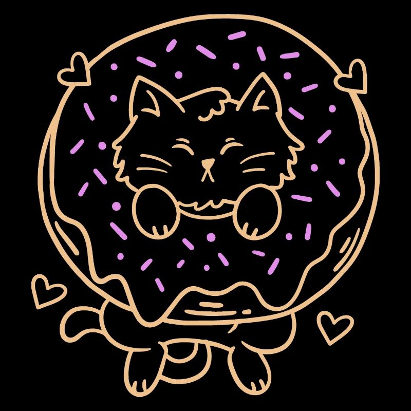 Donut und Katze