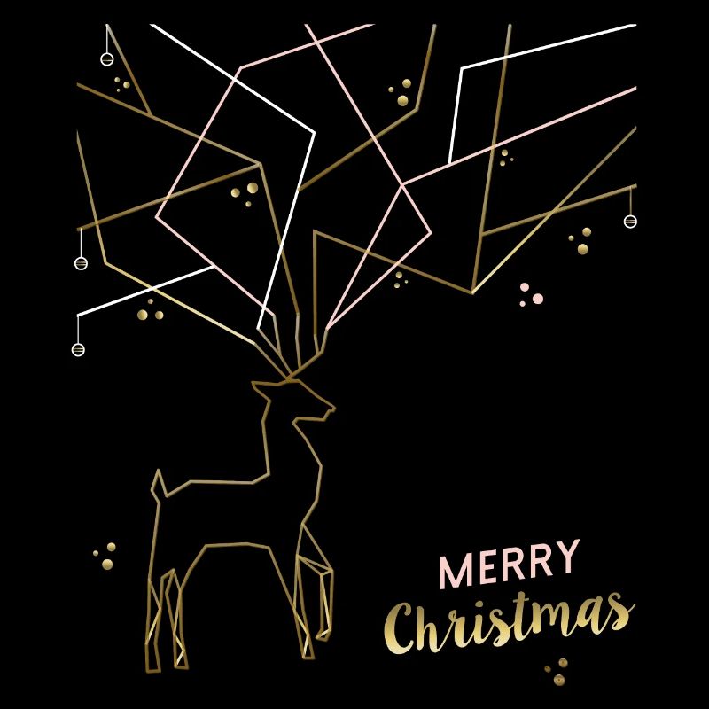 Hirsch filigran, Merry Christmas