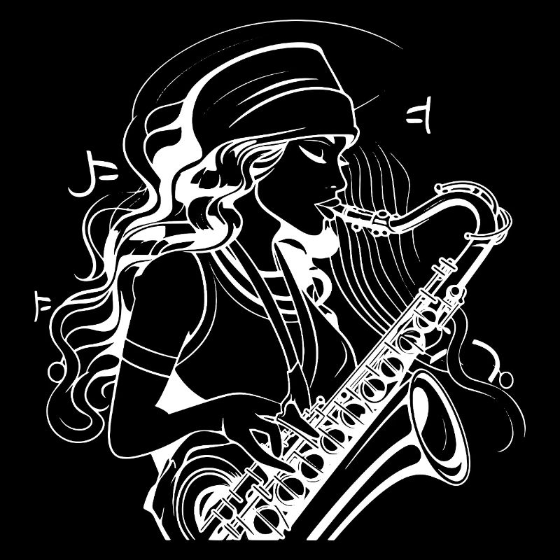 Saxophonist Sketch