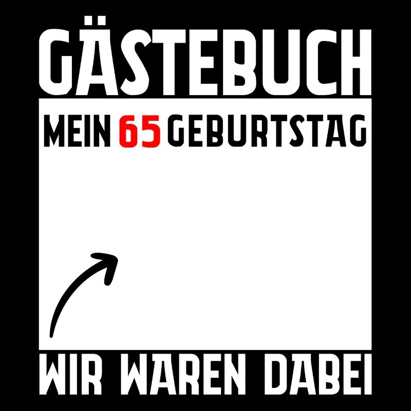Gästebuch Mein 65. Geburtstag 65 Jahre Geschenk