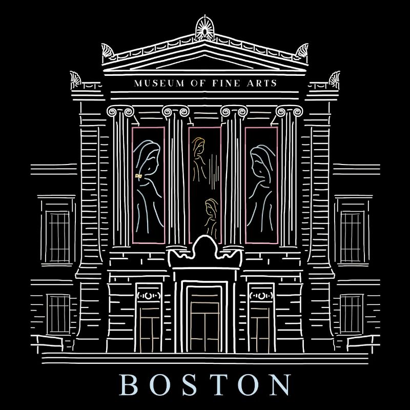 Boston, Musée d’art du dessin à la main, États-Unis