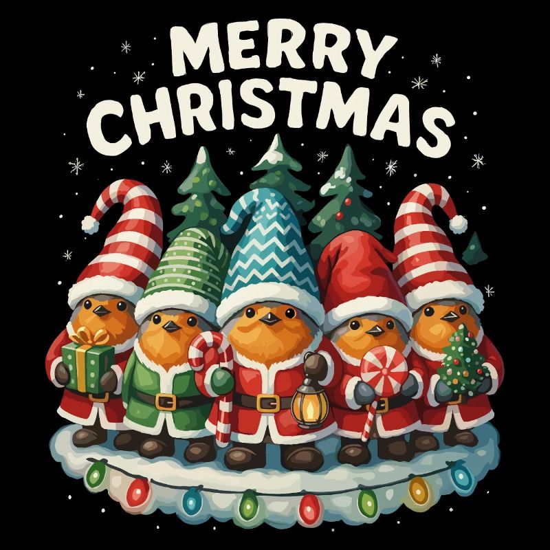 Cadeau de Noël drôle de Robin mignon