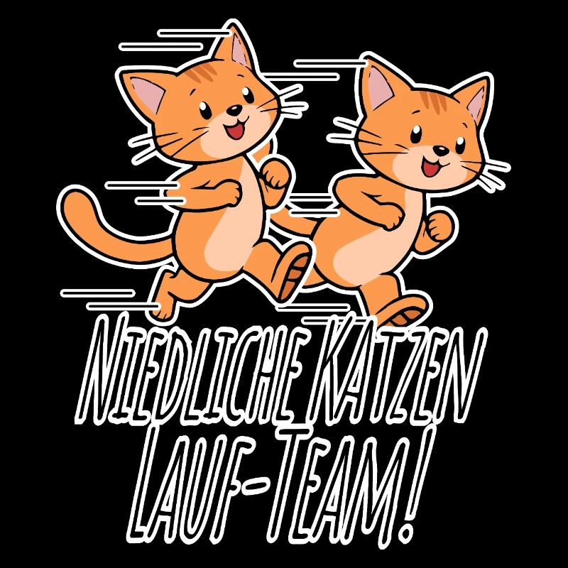 Équipe de course des chats mignons !