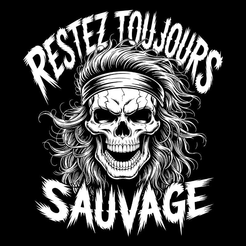 Bleib wild Immer Schädel