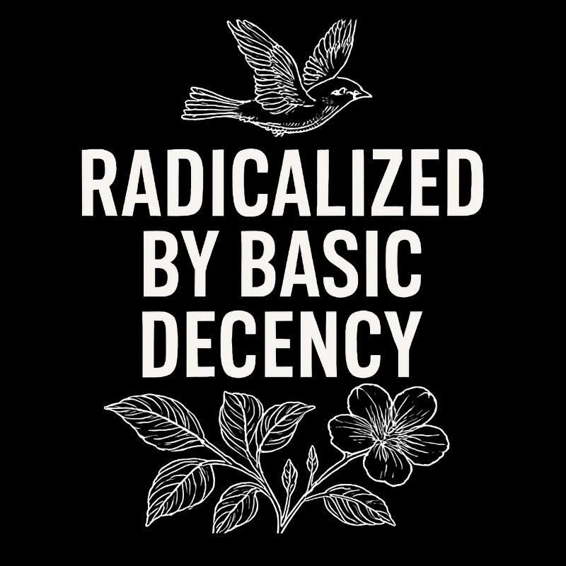 Radicalisé par une chemise de déclaration de décence basique