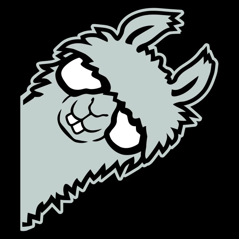 Lama Lugend Selbstgefällig Brille Nerd Lustig Tier