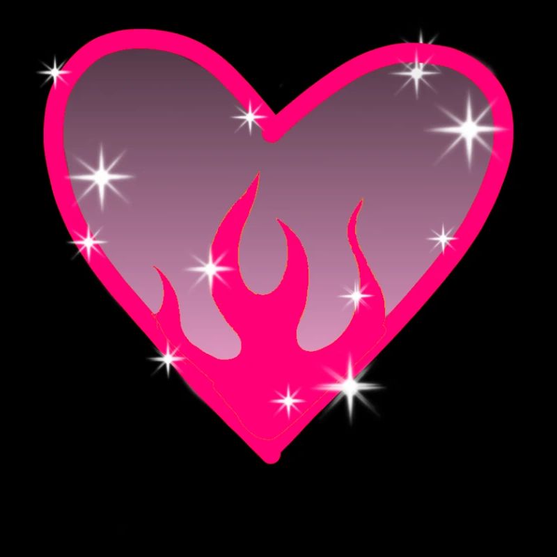 Flammenherz Pink Glow
