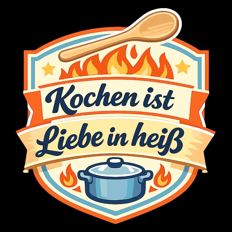 Küchenliebe im Flammenschild