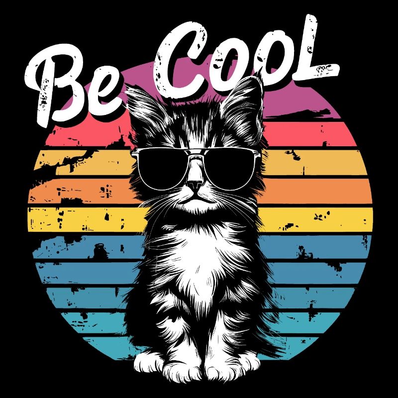 Lunettes de soleil rétro pour chat Be Cool