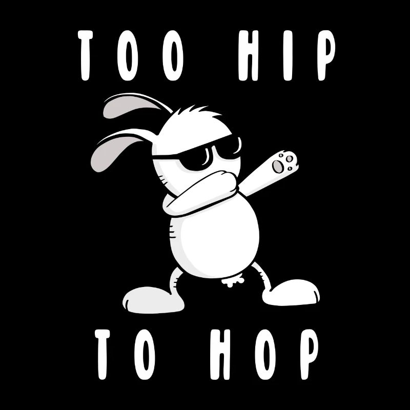Trop Hip Hop pour Hare - Cool Lapin de Pâques - Pâques