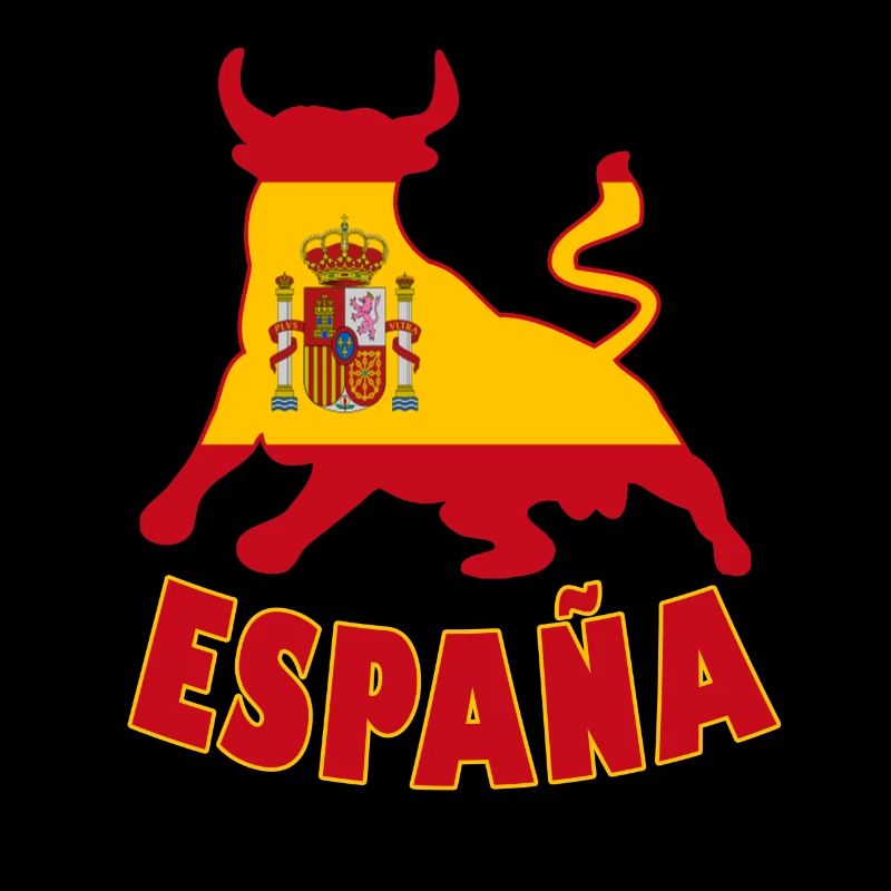 Spanien / Espana Stier Flagge Geschenk