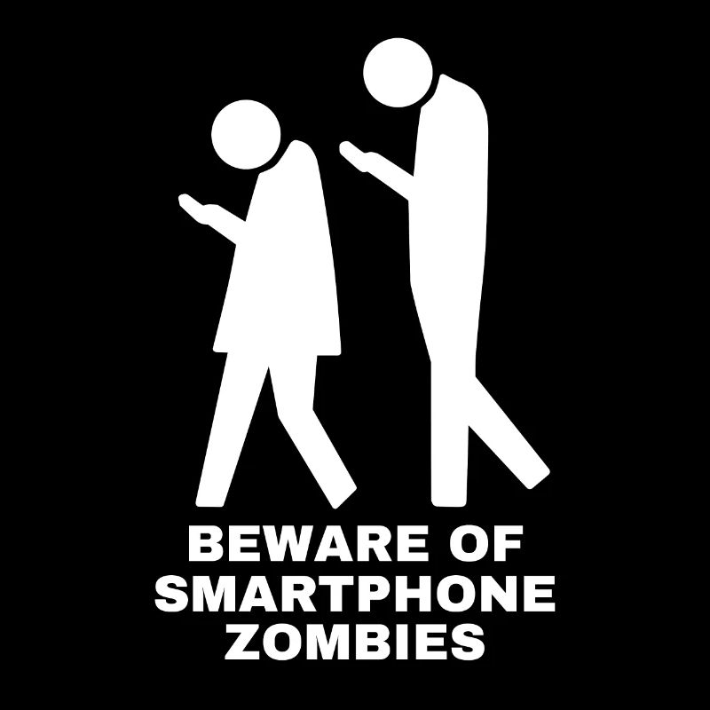 Beware of smartphone zombies mobile addict