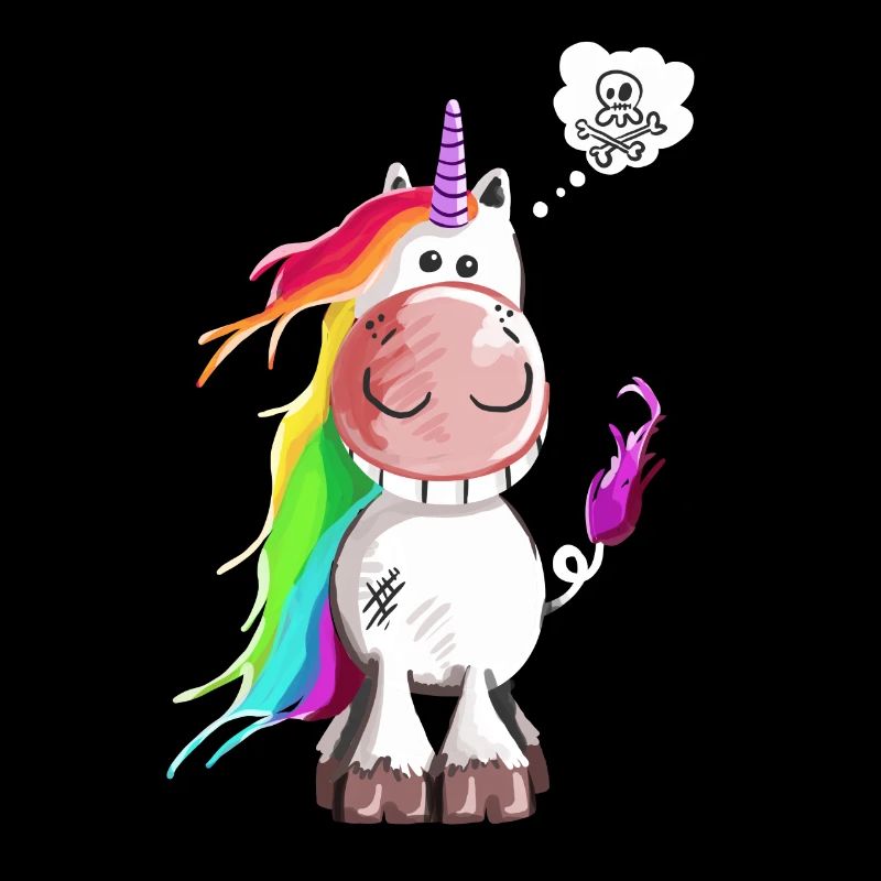 Einhorn grinst sich ein ab