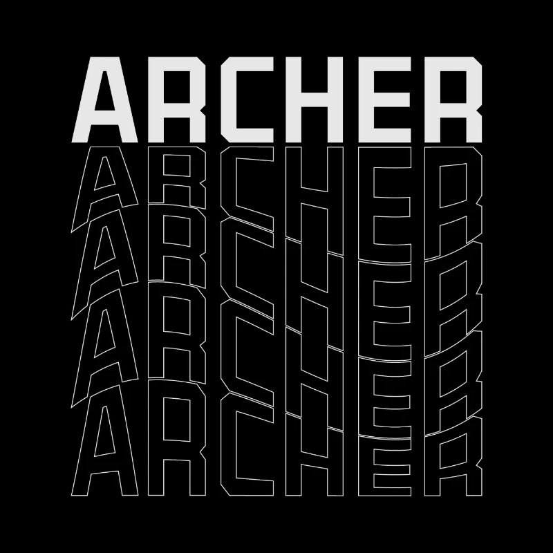 Archer Grid Schriftzug
