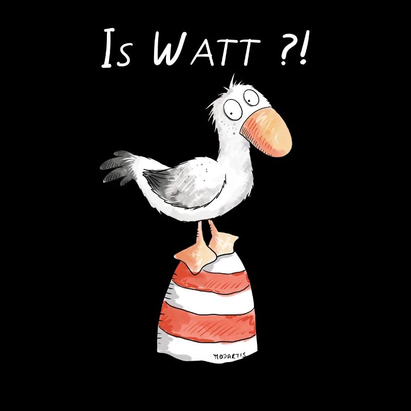 Is Watt Möwe I Nordsee Urlaub Geschenk