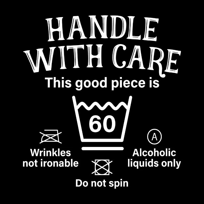 Handle With Care 60 Geschenk 60. Geburtstag