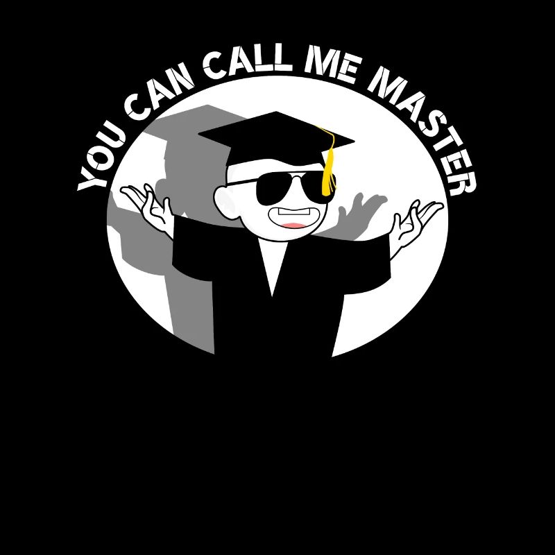 You Can Call Me Master Master Lächelnder Absolvent