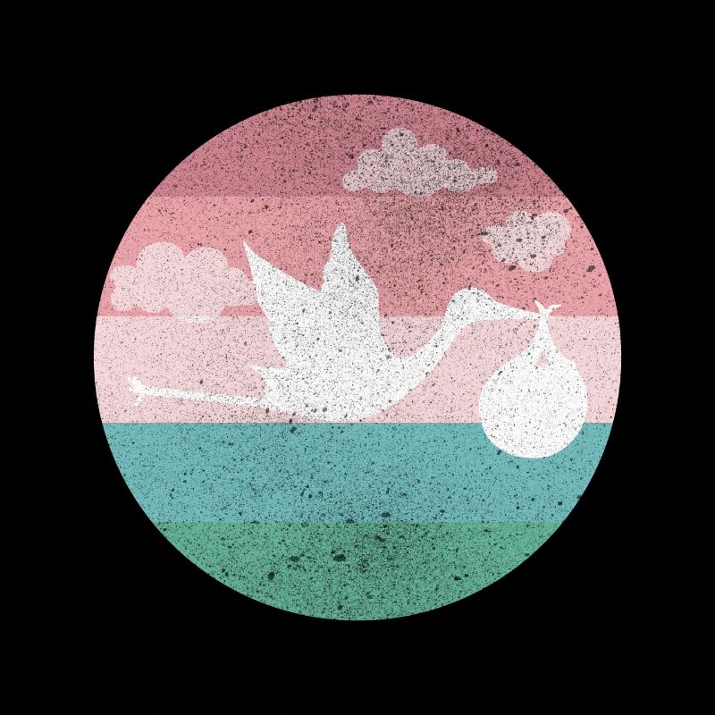 Bébé naissance Grossesse cigogne