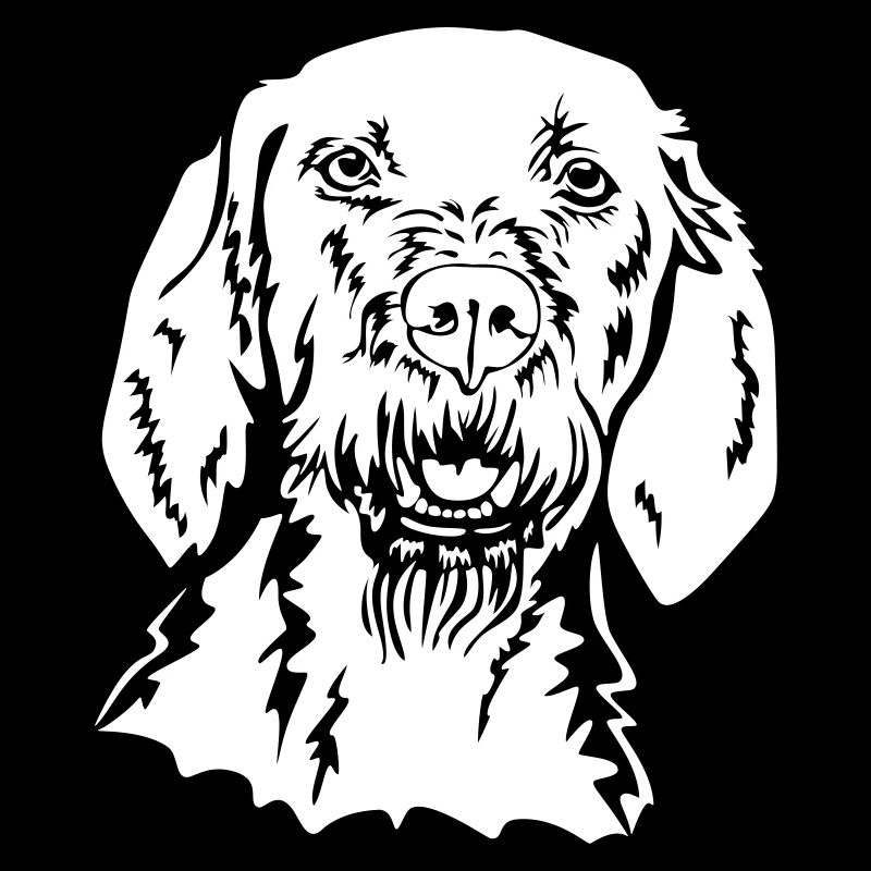 Magyar Vizsla head "Black Edition"