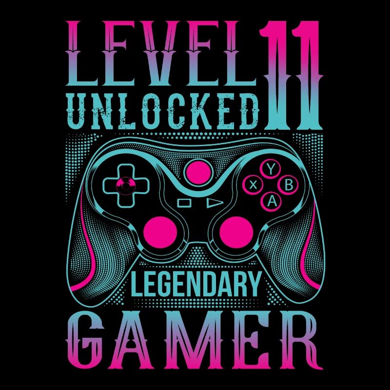 11th Birthday Level 11 Gamer Gaming Gaming
