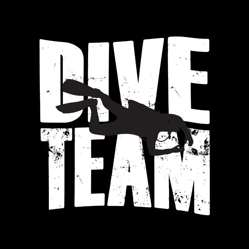 Équipe de plongée Diver Silhouette