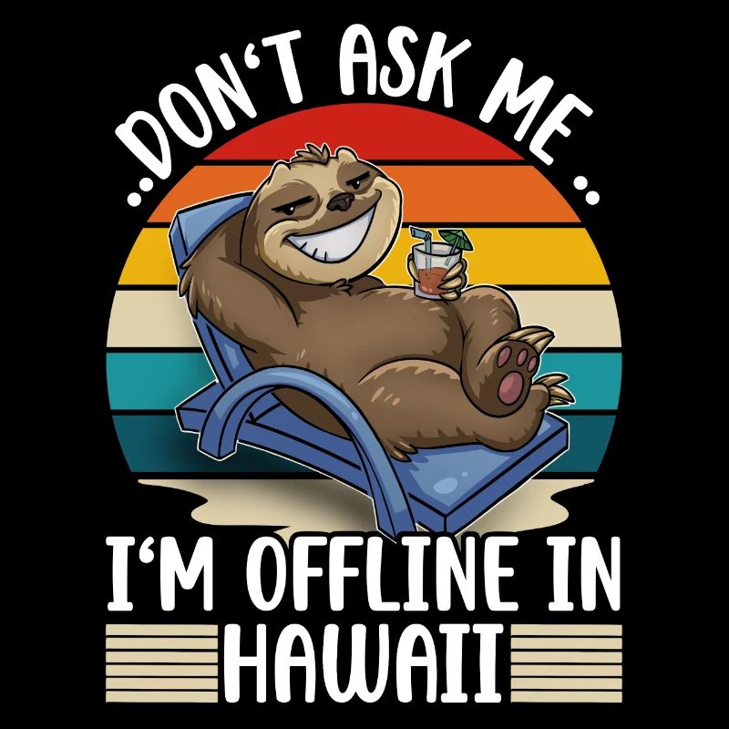 Hawaii Vacation Trip Sloth