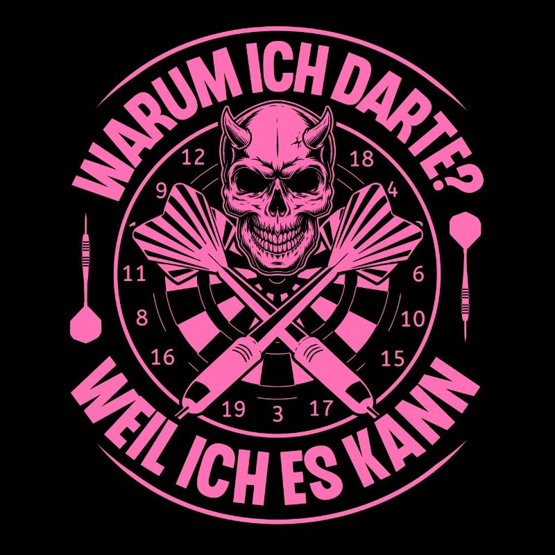 Dartspielerin Dart Darts Darten