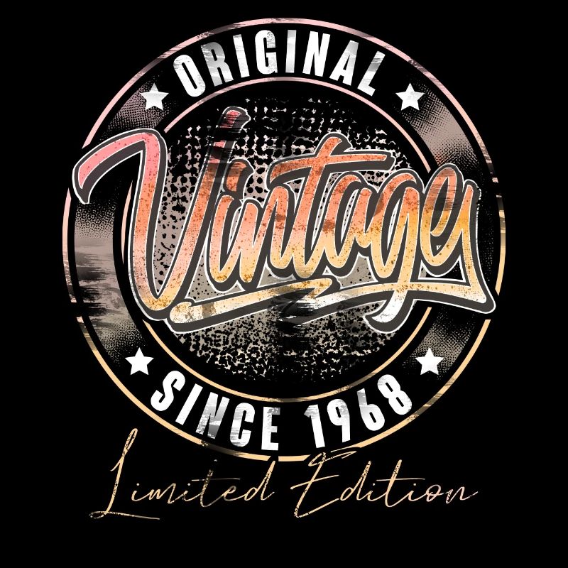 1968 Année de naissance Anniversaire Vintage