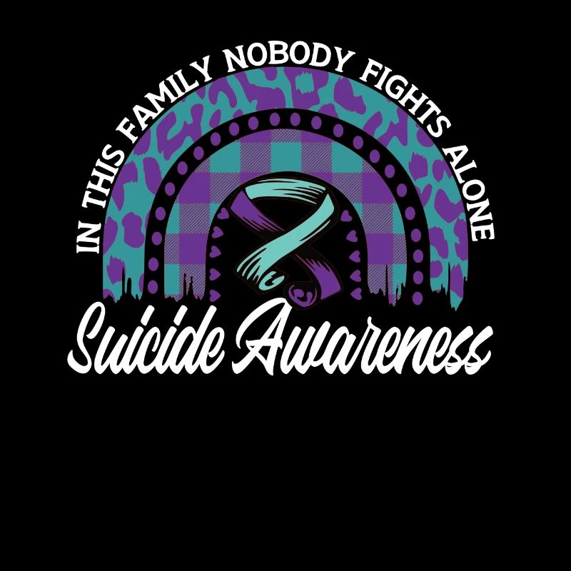 Prévention du suicide Nous portons du violet turquoise