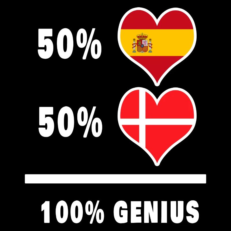 Denmark and Spain Genius / gift